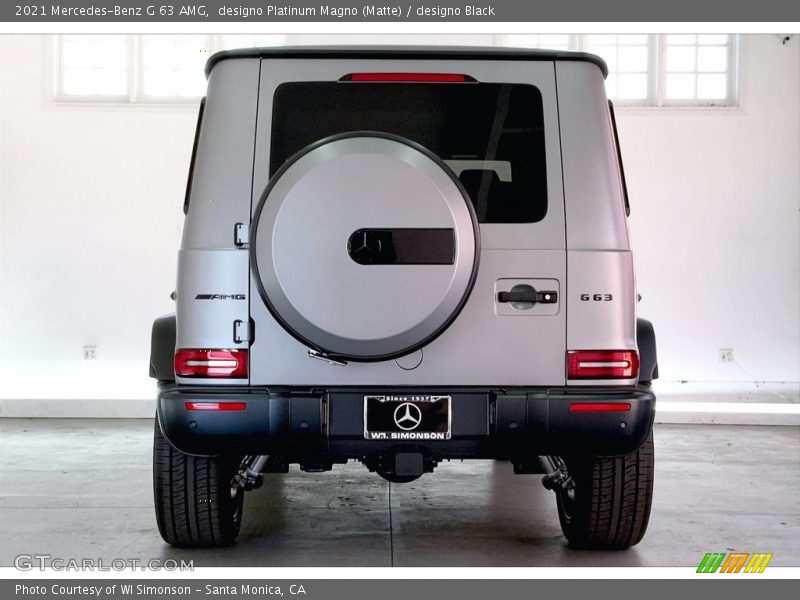 designo Platinum Magno (Matte) / designo Black 2021 Mercedes-Benz G 63 AMG