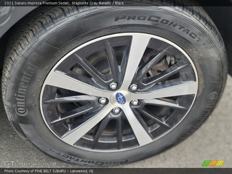Magnetite Gray Metallic / Black 2021 Subaru Impreza Premium Sedan