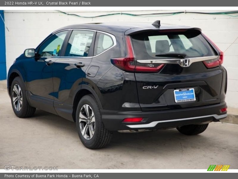 Crystal Black Pearl / Black 2022 Honda HR-V LX