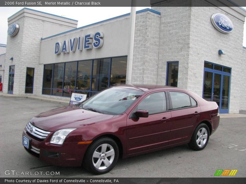 Merlot Metallic / Charcoal Black 2006 Ford Fusion SE