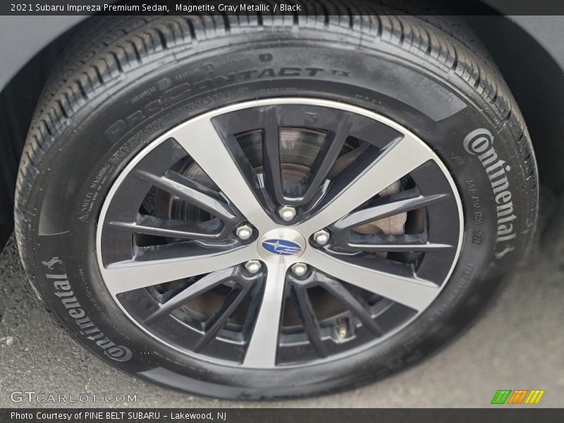 Magnetite Gray Metallic / Black 2021 Subaru Impreza Premium Sedan