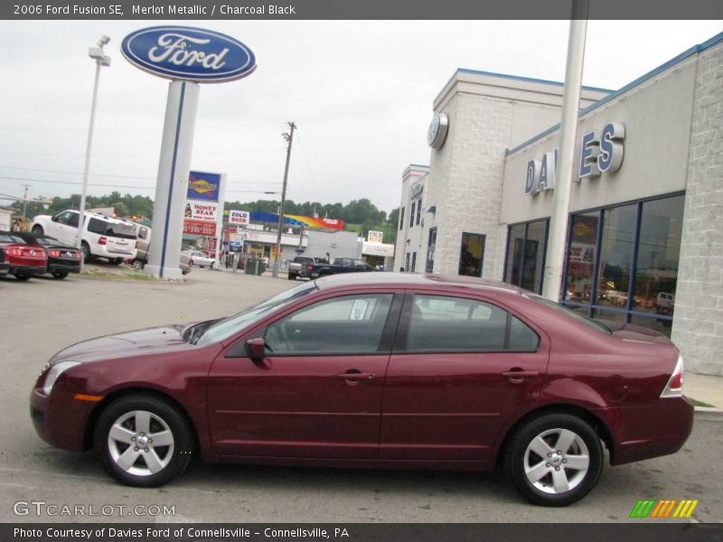 Merlot Metallic / Charcoal Black 2006 Ford Fusion SE