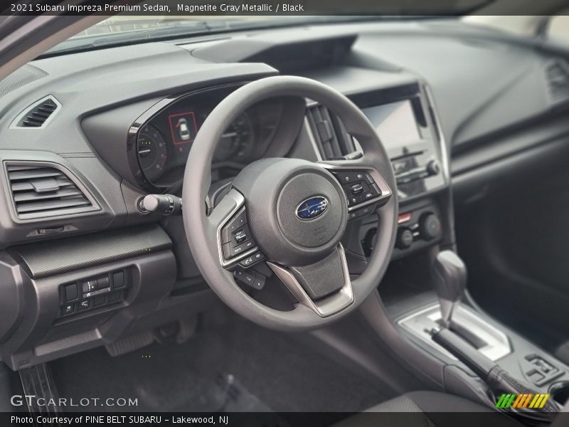 Magnetite Gray Metallic / Black 2021 Subaru Impreza Premium Sedan