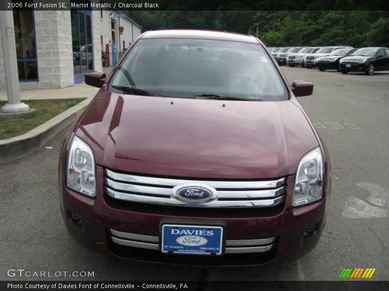 Merlot Metallic / Charcoal Black 2006 Ford Fusion SE