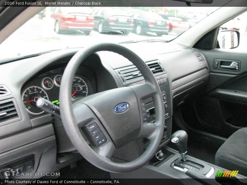 Merlot Metallic / Charcoal Black 2006 Ford Fusion SE