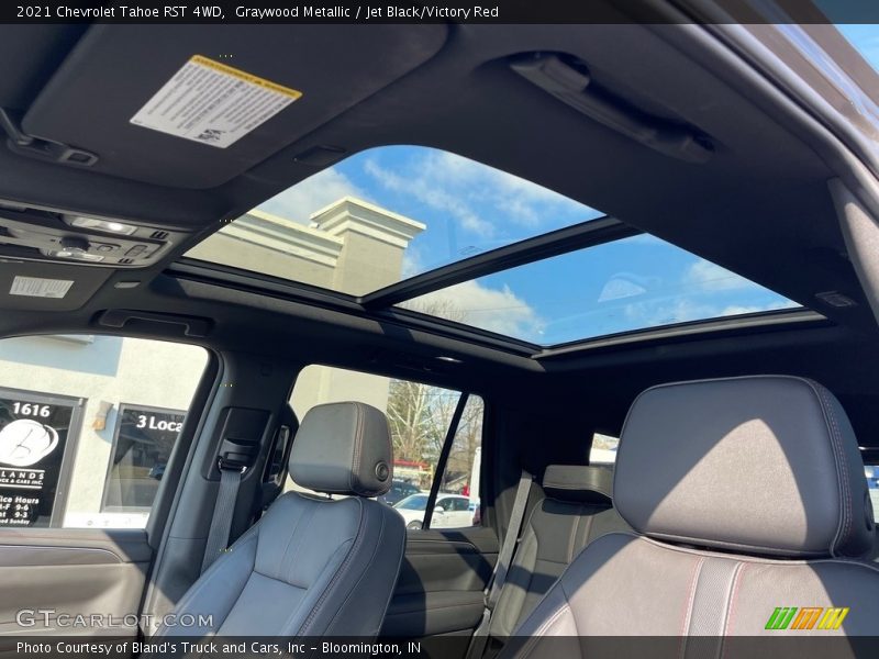 Graywood Metallic / Jet Black/Victory Red 2021 Chevrolet Tahoe RST 4WD