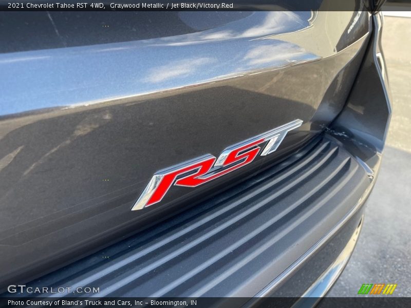 Graywood Metallic / Jet Black/Victory Red 2021 Chevrolet Tahoe RST 4WD