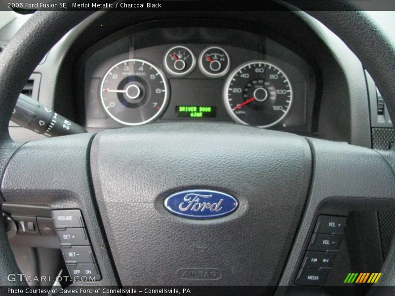 Merlot Metallic / Charcoal Black 2006 Ford Fusion SE