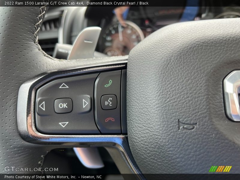  2022 1500 Laramie G/T Crew Cab 4x4 Steering Wheel