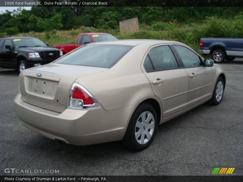 Dune Pearl Metallic / Charcoal Black 2006 Ford Fusion SE