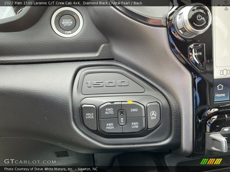 Controls of 2022 1500 Laramie G/T Crew Cab 4x4