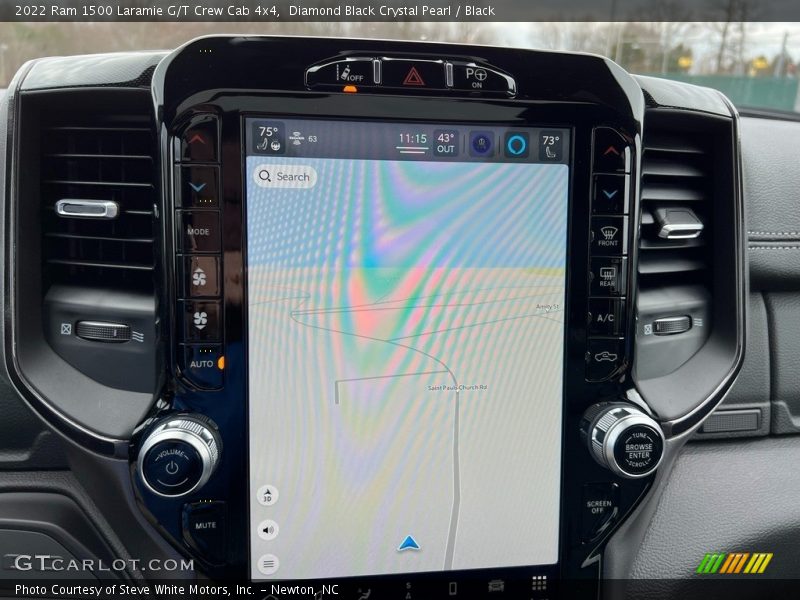Navigation of 2022 1500 Laramie G/T Crew Cab 4x4