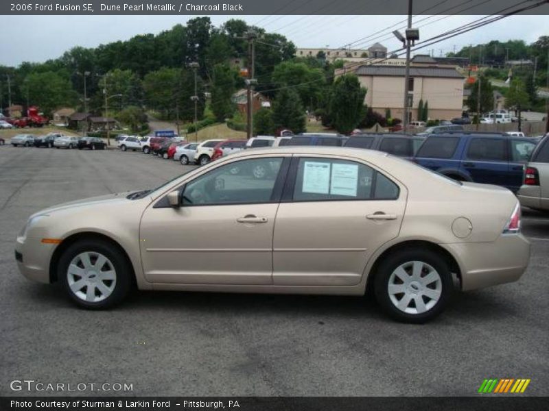 Dune Pearl Metallic / Charcoal Black 2006 Ford Fusion SE