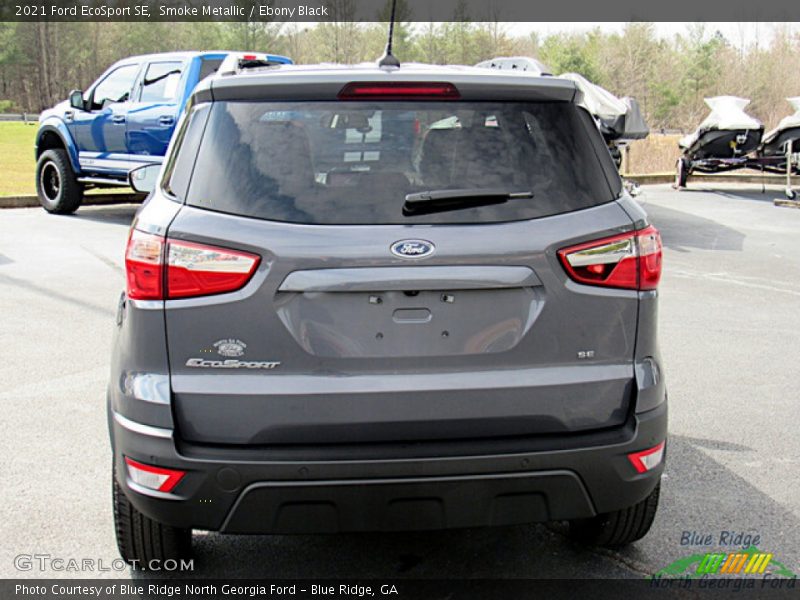 Smoke Metallic / Ebony Black 2021 Ford EcoSport SE
