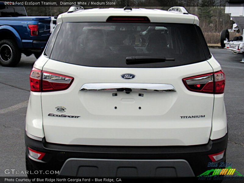 Diamond White / Medium Stone 2021 Ford EcoSport Titanium