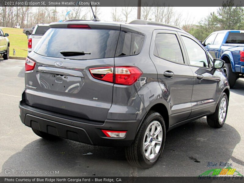 Smoke Metallic / Ebony Black 2021 Ford EcoSport SE
