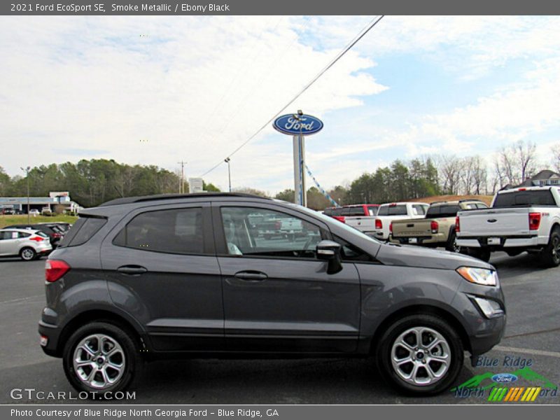 Smoke Metallic / Ebony Black 2021 Ford EcoSport SE