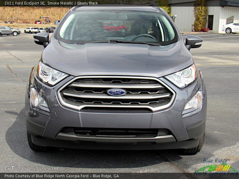 Smoke Metallic / Ebony Black 2021 Ford EcoSport SE