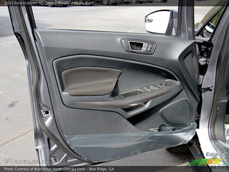 Smoke Metallic / Ebony Black 2021 Ford EcoSport SE