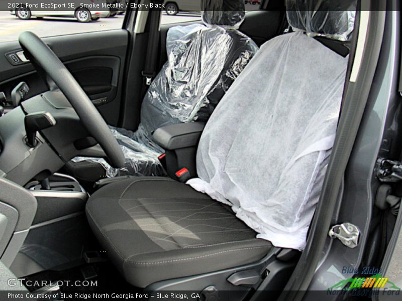 Smoke Metallic / Ebony Black 2021 Ford EcoSport SE