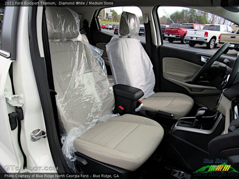 Diamond White / Medium Stone 2021 Ford EcoSport Titanium