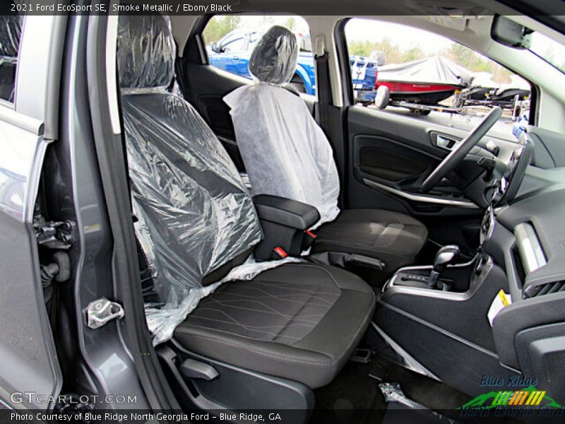 Smoke Metallic / Ebony Black 2021 Ford EcoSport SE