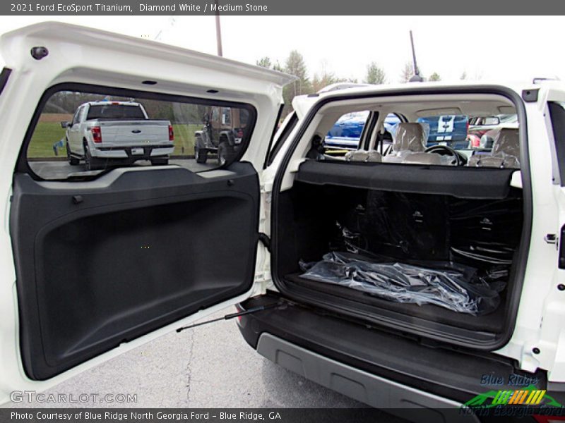 Diamond White / Medium Stone 2021 Ford EcoSport Titanium