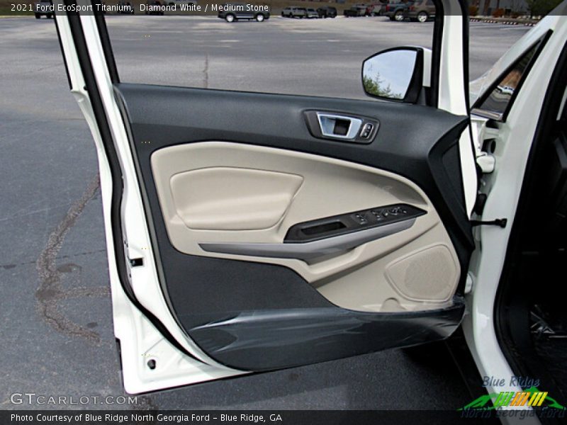 Diamond White / Medium Stone 2021 Ford EcoSport Titanium