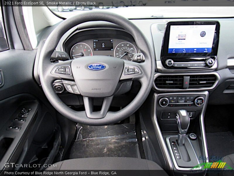 Smoke Metallic / Ebony Black 2021 Ford EcoSport SE