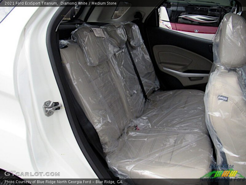 Diamond White / Medium Stone 2021 Ford EcoSport Titanium
