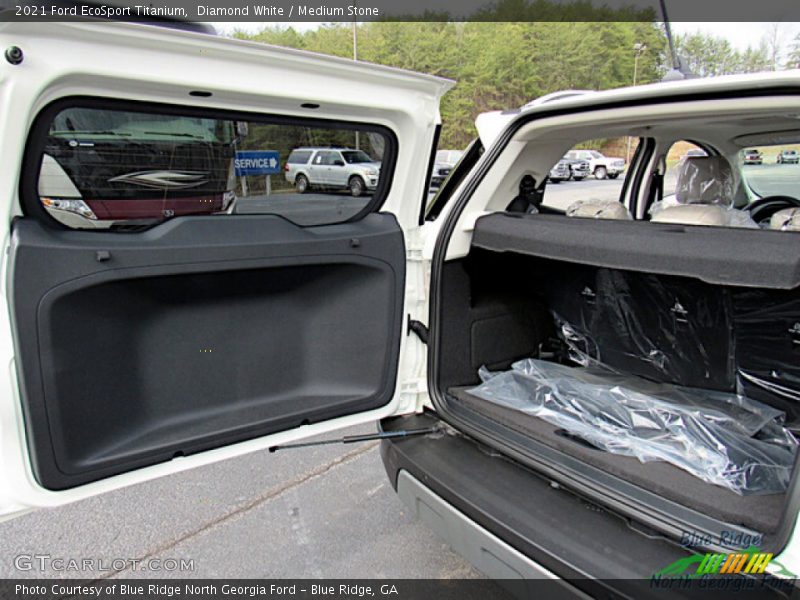 Diamond White / Medium Stone 2021 Ford EcoSport Titanium