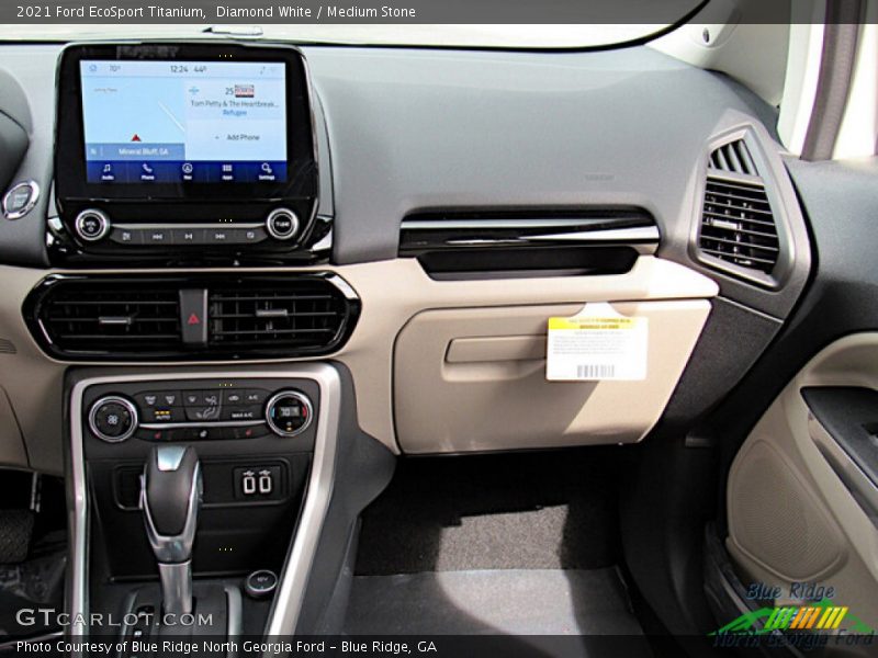 Diamond White / Medium Stone 2021 Ford EcoSport Titanium