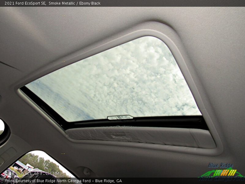 Smoke Metallic / Ebony Black 2021 Ford EcoSport SE