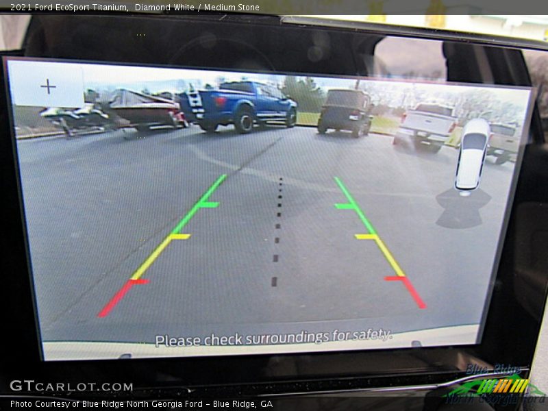 Diamond White / Medium Stone 2021 Ford EcoSport Titanium
