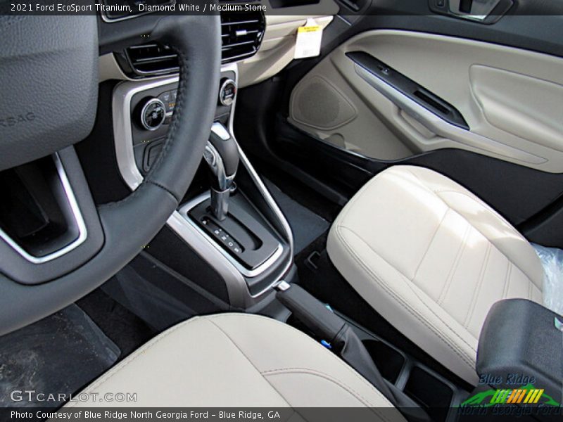 Diamond White / Medium Stone 2021 Ford EcoSport Titanium