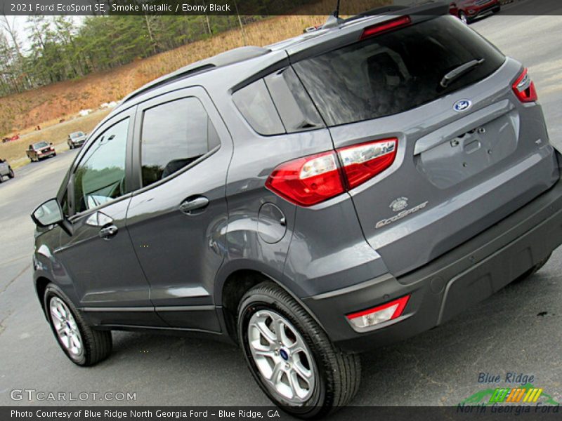 Smoke Metallic / Ebony Black 2021 Ford EcoSport SE