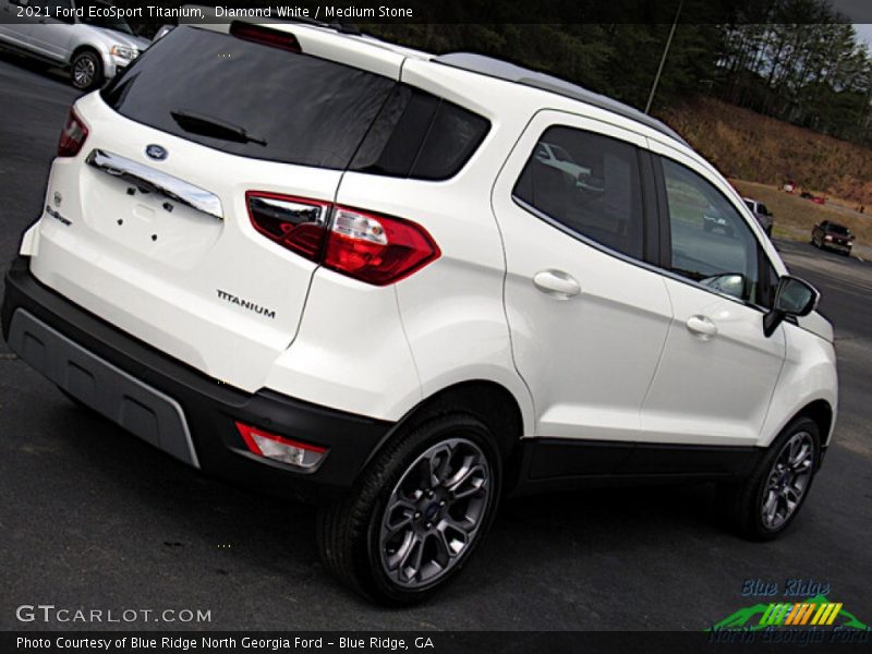 Diamond White / Medium Stone 2021 Ford EcoSport Titanium