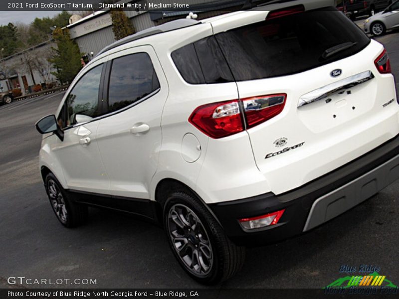 Diamond White / Medium Stone 2021 Ford EcoSport Titanium
