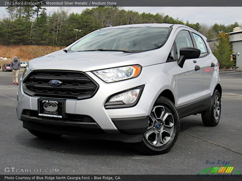 Moondust Silver Metallic / Medium Stone 2021 Ford EcoSport S