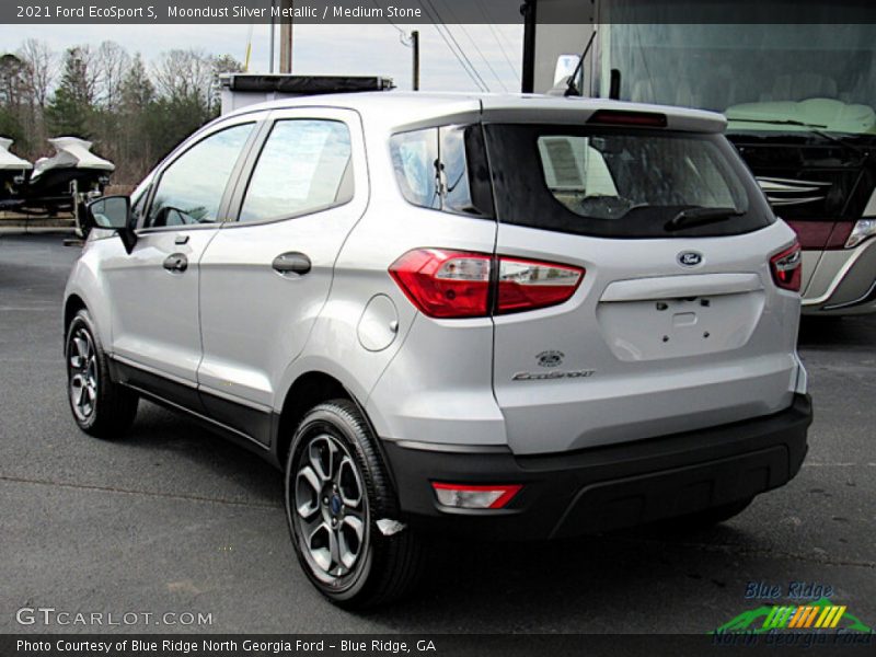 Moondust Silver Metallic / Medium Stone 2021 Ford EcoSport S