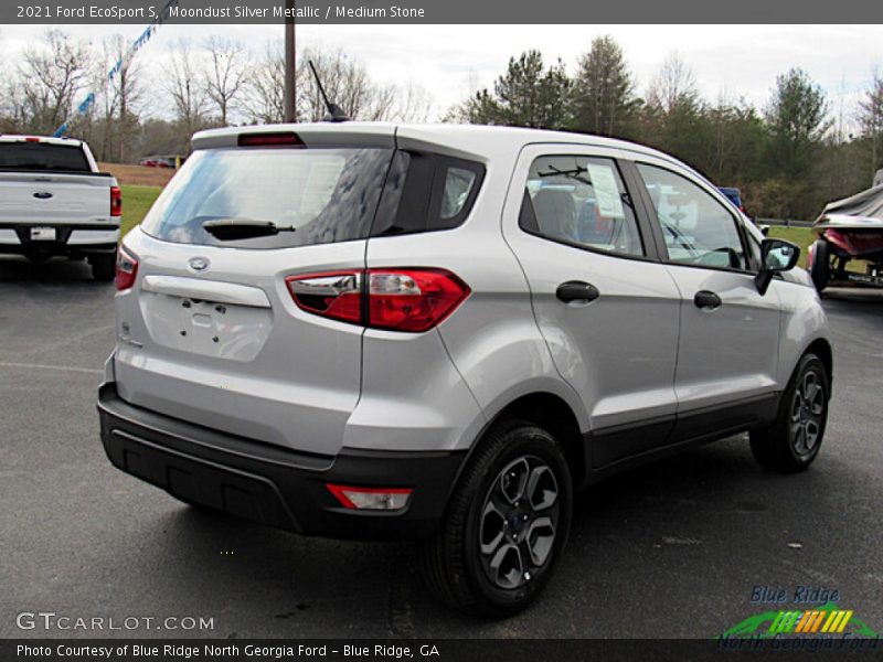 Moondust Silver Metallic / Medium Stone 2021 Ford EcoSport S