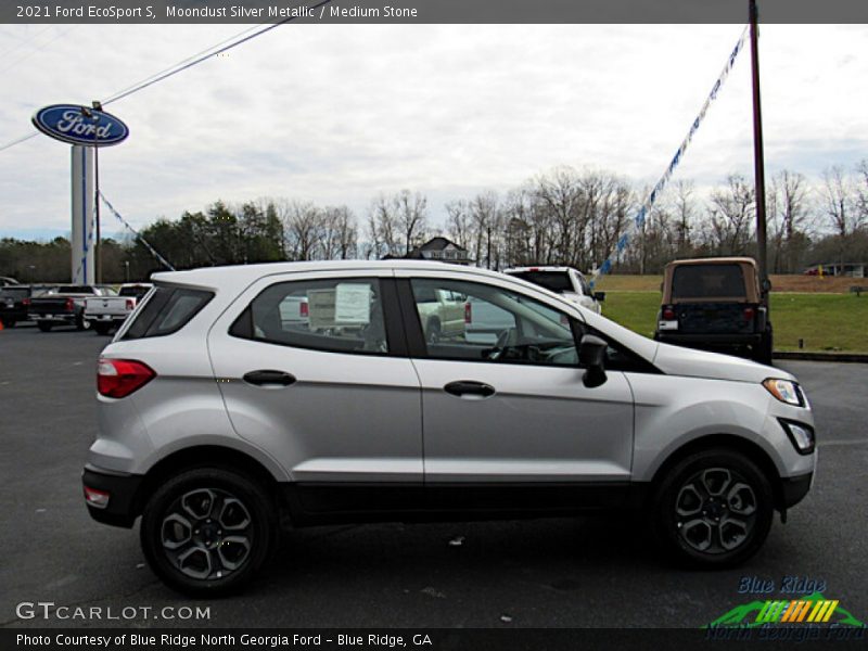Moondust Silver Metallic / Medium Stone 2021 Ford EcoSport S