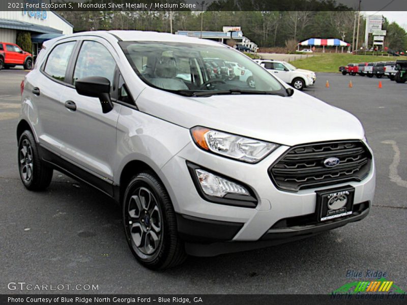 Moondust Silver Metallic / Medium Stone 2021 Ford EcoSport S