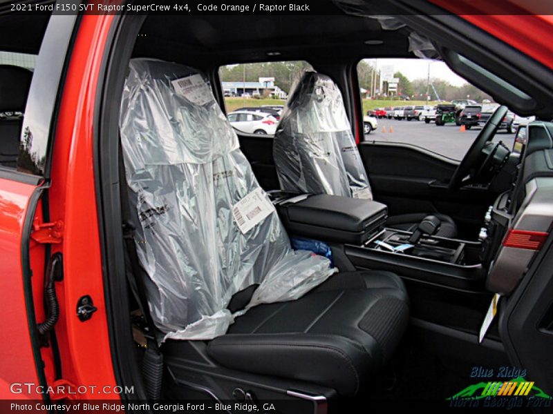 Code Orange / Raptor Black 2021 Ford F150 SVT Raptor SuperCrew 4x4