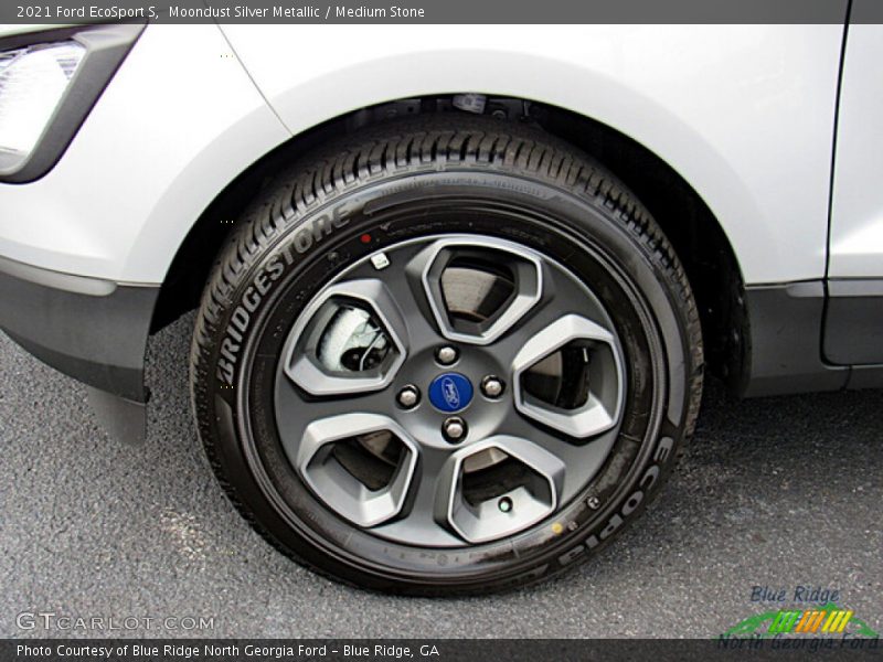 Moondust Silver Metallic / Medium Stone 2021 Ford EcoSport S