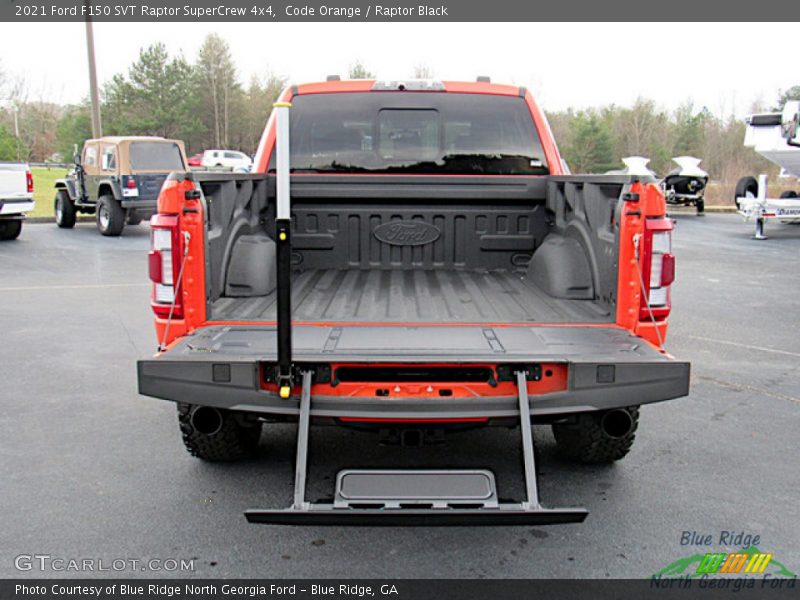 Code Orange / Raptor Black 2021 Ford F150 SVT Raptor SuperCrew 4x4