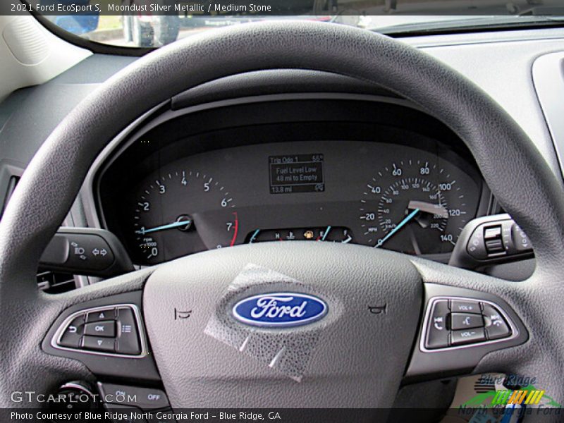 Moondust Silver Metallic / Medium Stone 2021 Ford EcoSport S