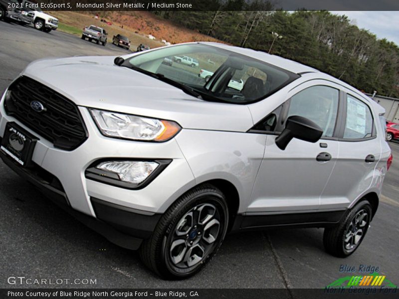 Moondust Silver Metallic / Medium Stone 2021 Ford EcoSport S