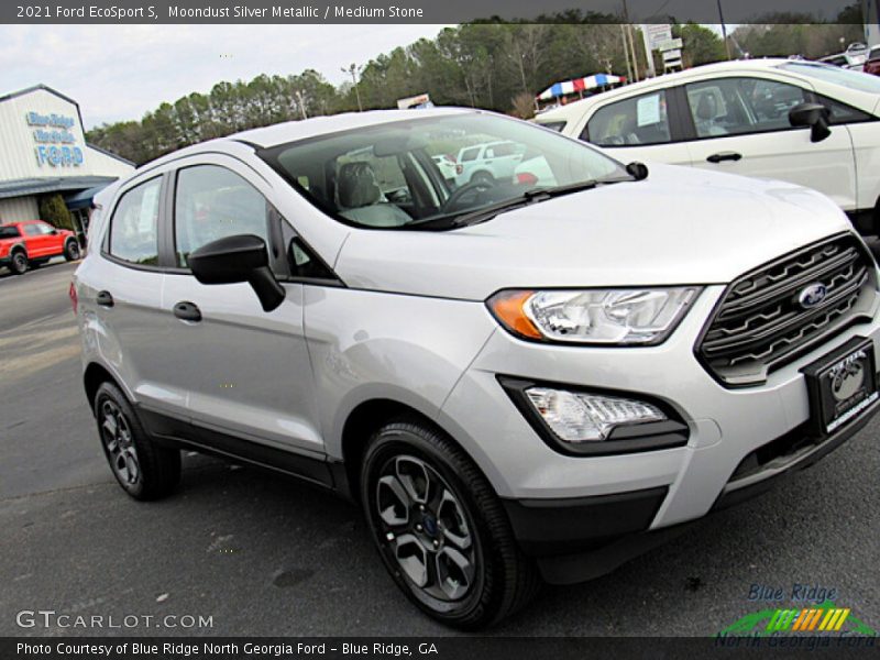 Moondust Silver Metallic / Medium Stone 2021 Ford EcoSport S