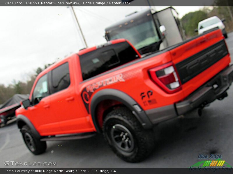 Code Orange / Raptor Black 2021 Ford F150 SVT Raptor SuperCrew 4x4